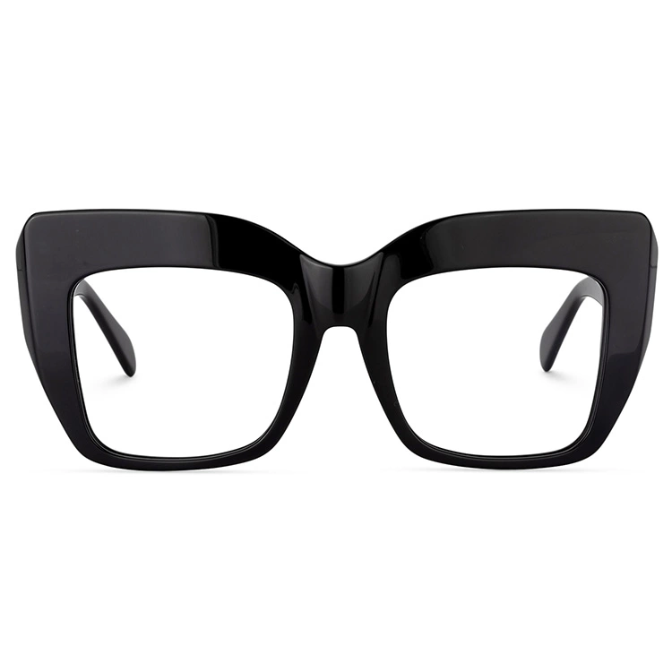 Oversized Square Sunglasses Retro Mens Women Thick Frame Glasses