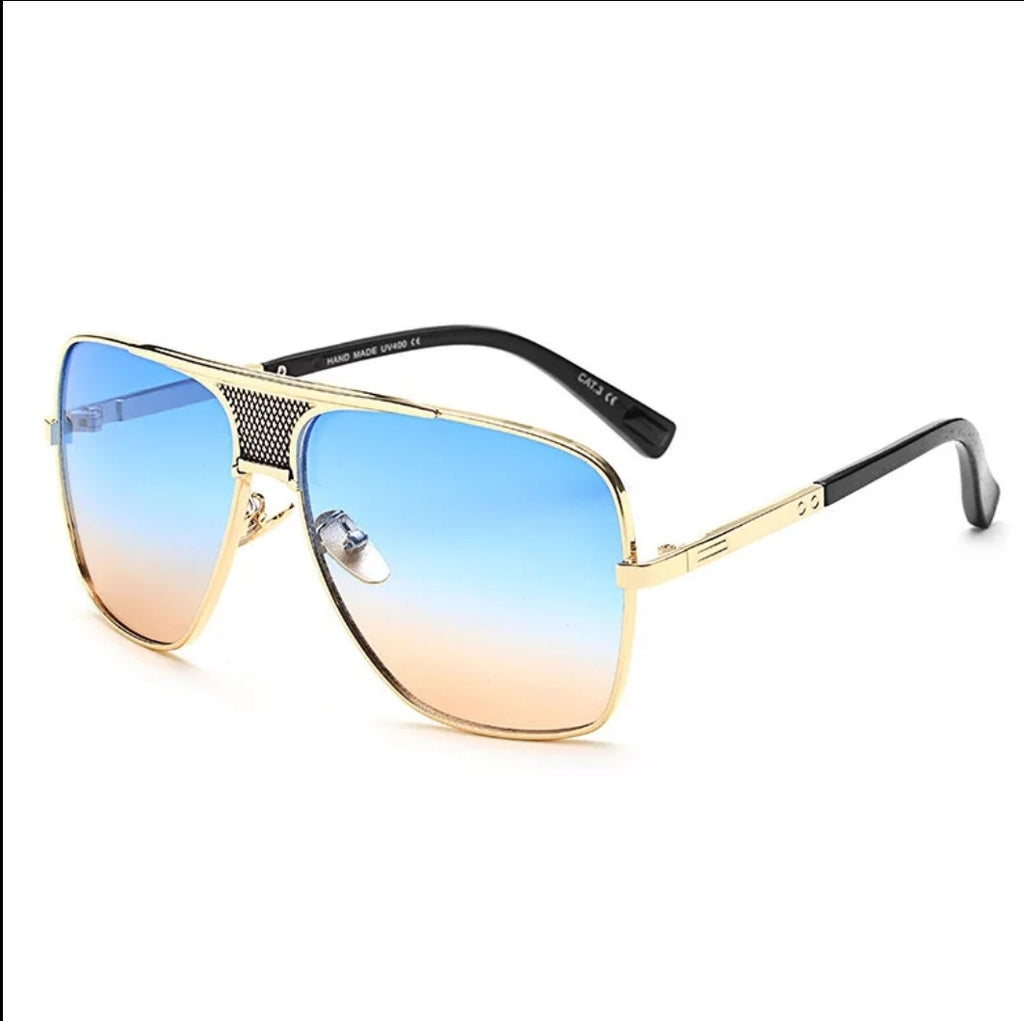 Luxury Fashion Men Sunglasses Pilot Designer Frame 8 Color Unisex Stylish  Glasses UV400